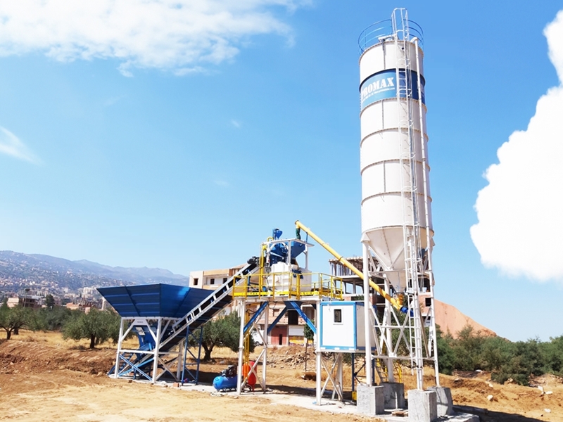 60m³/h Plus Compact Concrete Batching Plant